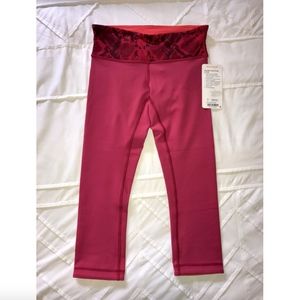 Lululemon Wunder Under Crop iii Reversible NWT